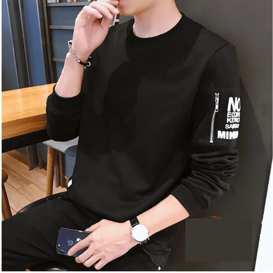 Round Neck Full Sleeve Printed Sleeve T-Shirt for Men, Basic Round Neck Full Sleeve Printed Sleeve T-Shirt for Boys - My Store